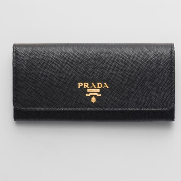 Prada Saffiano Leather Wallet | black - Picture 13 of 14